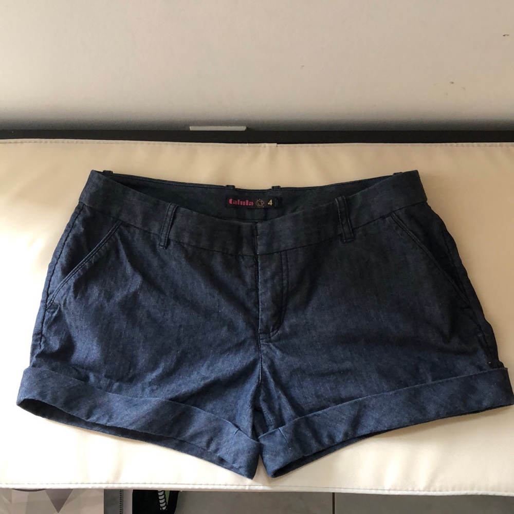 Denim shorts
